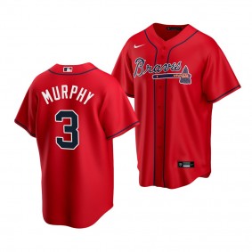 Owen Murphy Atlanta Braves 2022 MLB Draft Jersey Red Alternate Replica