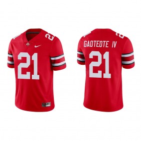 Palaie Gaoteote IV Ohio State Buckeyes Nike Game College Football Jersey Red