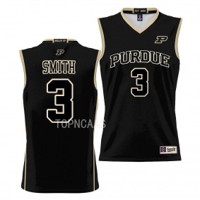 Purdue Boilermakers #3 Braden Smith NIL Pick-A-Player Black Basketball Jersey