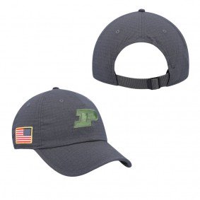 Purdue Boilermakers Nike Veteran's Day Tactical Heritage86 Adjustable Hat Charcoal