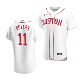 Rafael Devers Boston Red Sox #11 White Authentic Alternate Jersey