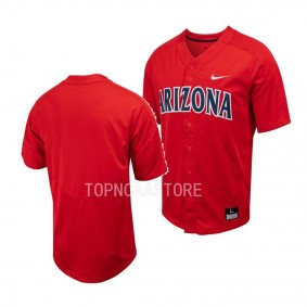 Arizona Wildcats College Baseball Red Full-Button Jersey Men