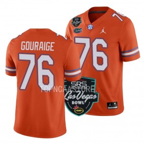 Florida Gators Richard Gouraige Orange 2022 Las Vegas Bowl Alternate Football Tee