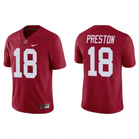 Shazz Preston Alabama Crimson Tide Nike Game College Football Jersey Crimson