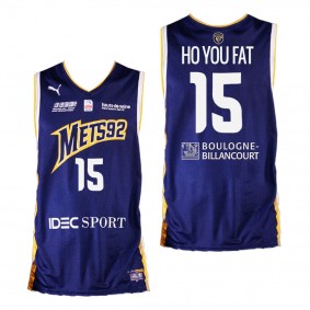 Steeve Ho You Fat Metropolitans 92 #15 White French Basketball Jersey