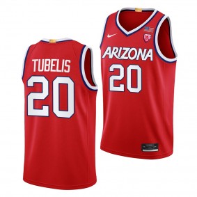 Tautvilas Tubelis Arizona Wildcats #20 Red College Basketball Jersey 2022-23