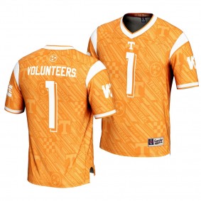 Tennessee Volunteers Highlight Print Football Fashion Jersey Youth Orange