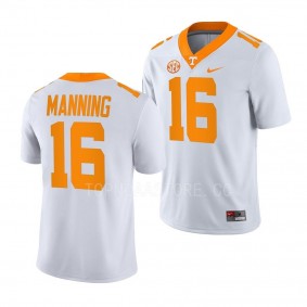 Tennessee Volunteers #16 Peyton Manning College Football White NIL Replicaame Jersey Men's