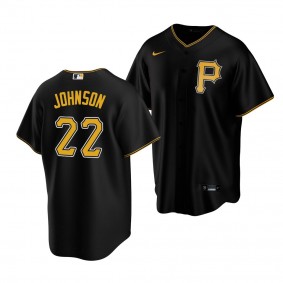 Termarr Johnson Pittsburgh Pirates 2022 MLB Draft Jersey Black Alternate Replica