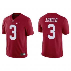 Terrion Arnold Alabama Crimson Tide Nike Game College Football Jersey Crimson