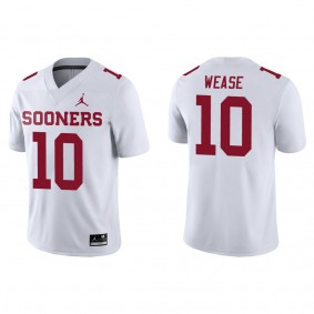 Theo Wease Oklahoma Sooners Jordan Brand Game College Football Jersey White