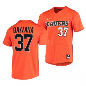 Travis Bazzana Oregon State Beavers #37 Orange Elite Baseball Replica Jersey