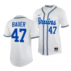 UCLA Bruins Trevor Bauer College Baseball Replica White #47 Jersey