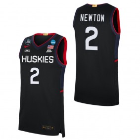 Tristen Newton UConn Huskies Black College Men's Basketball Final Four Jersey