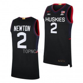 UConn Huskies Tristen Newton Black #2 Jersey Limited Basketball