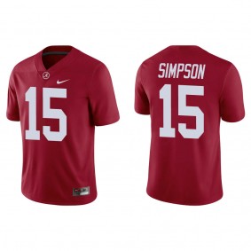Ty Simpson Alabama Crimson Tide Nike Game College Football Jersey Crimson