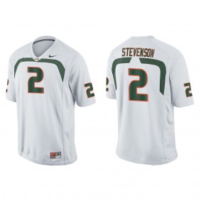 Tyrique Stevenson Miami Hurricanes Nike Game College Football Jersey White