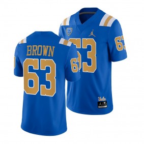 UCLA Bruins Jim Brown College Football Jersey #63 Blue Uniform