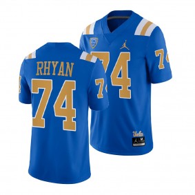 UCLA Bruins Sean Rhyan College Football Jersey #74 Blue 2022 NFL Draft Uniform