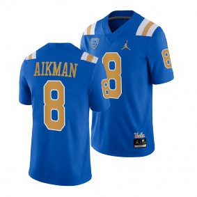 UCLA Bruins Troy Aikman College Football Jersey #8 Blue Uniform