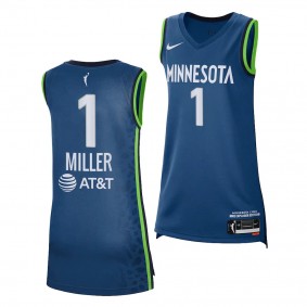 Minnesota Lynx Diamond Miller 2023 WNBA Draft Black Explorer Edition Jersey Unisex