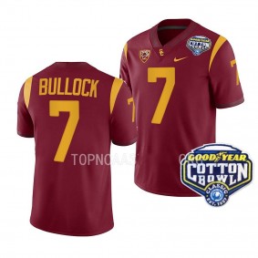 Calen Bullock USC Trojans 2023 Cotton Bowl Cardinal Men College Football 7 Jersey