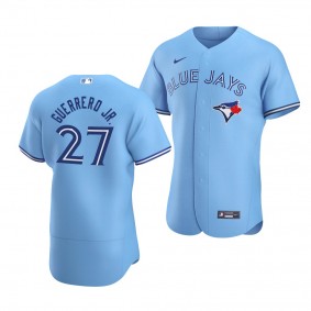Vladimir Guerrero Jr. Toronto Blue Jays #27 Powder Blue Authentic Home Jersey