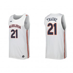 Yohan Traore Auburn Tigers Replica Basketball Jersey White