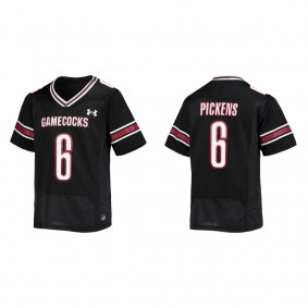 Zacch Pickens Youth South Carolina Gamecocks Under Armour Replica Jersey Black