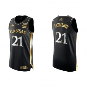 Zach Clemence Kansas Jayhawks Golden Edition College Basketball Jersey Black