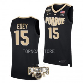 Zach Edey White 2023 Big 10 Mens Basketball Champs Mvp Jersey