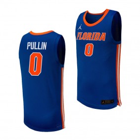 Florida Gators Zyon Pullin College Basketball Replica uniform Royal #0 Jersey